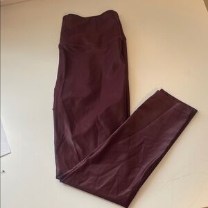 Stylish Women's Burgundy Leggings